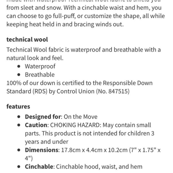 🍂Lululemon wunder puff jacket sunset orange 4🍂 - Picture 7 of 11